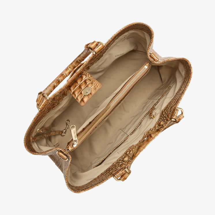 Driftwood Melbourne Denise Satchel Open Top View
