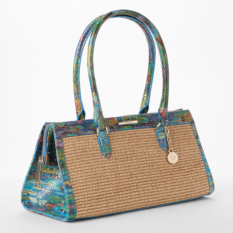 Waterlily Abloom Sophia Satchel Side View