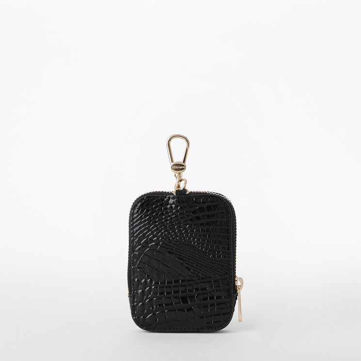 Black Melbourne Rectangle Pouch Back View 