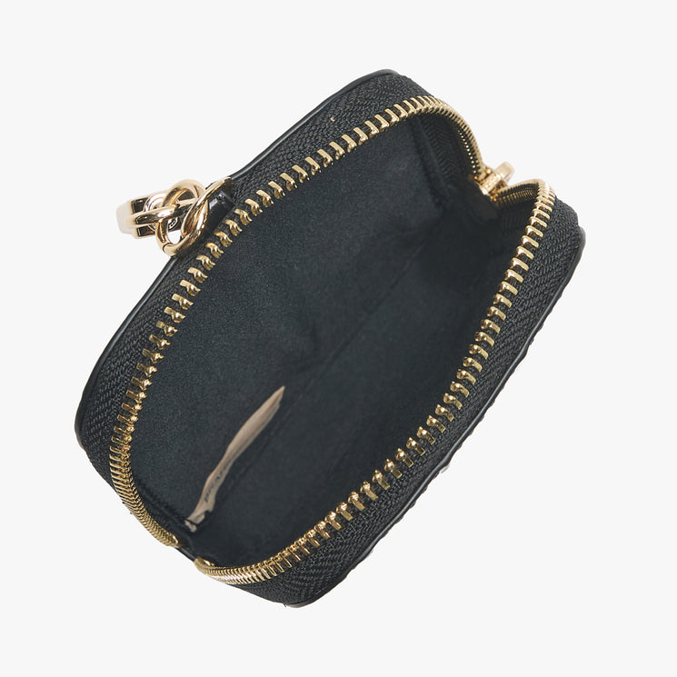 Black Melbourne Rectangle Pouch Open View 