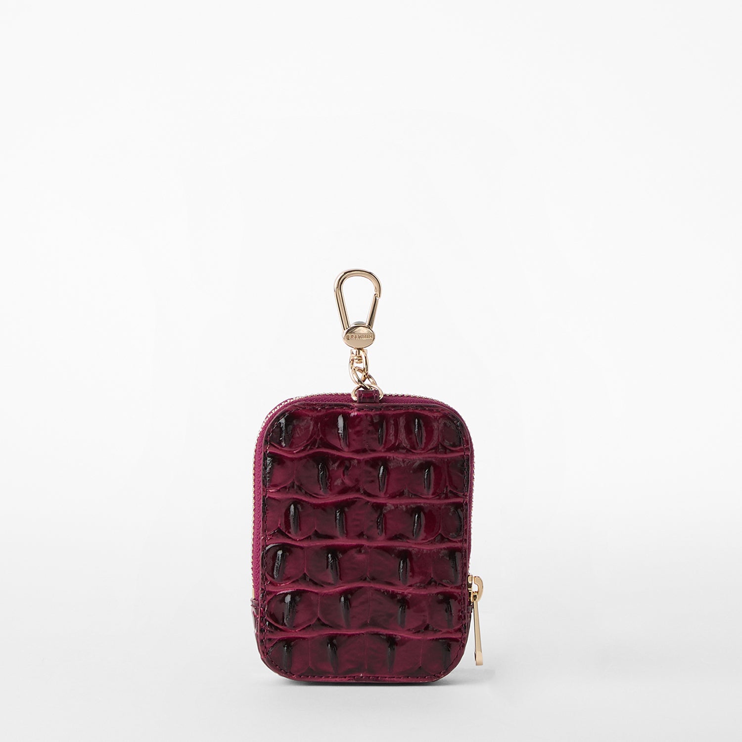 Katelynn Leather Wallet Pouch | Cherry Lacquer | BRAHMIN