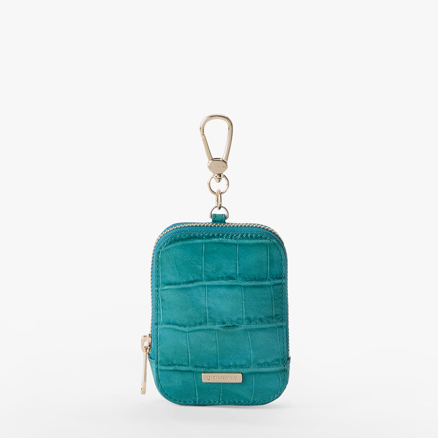 Katelynn Leather Wallet Pouch | Turquoise Stone Alba | BRAHMIN