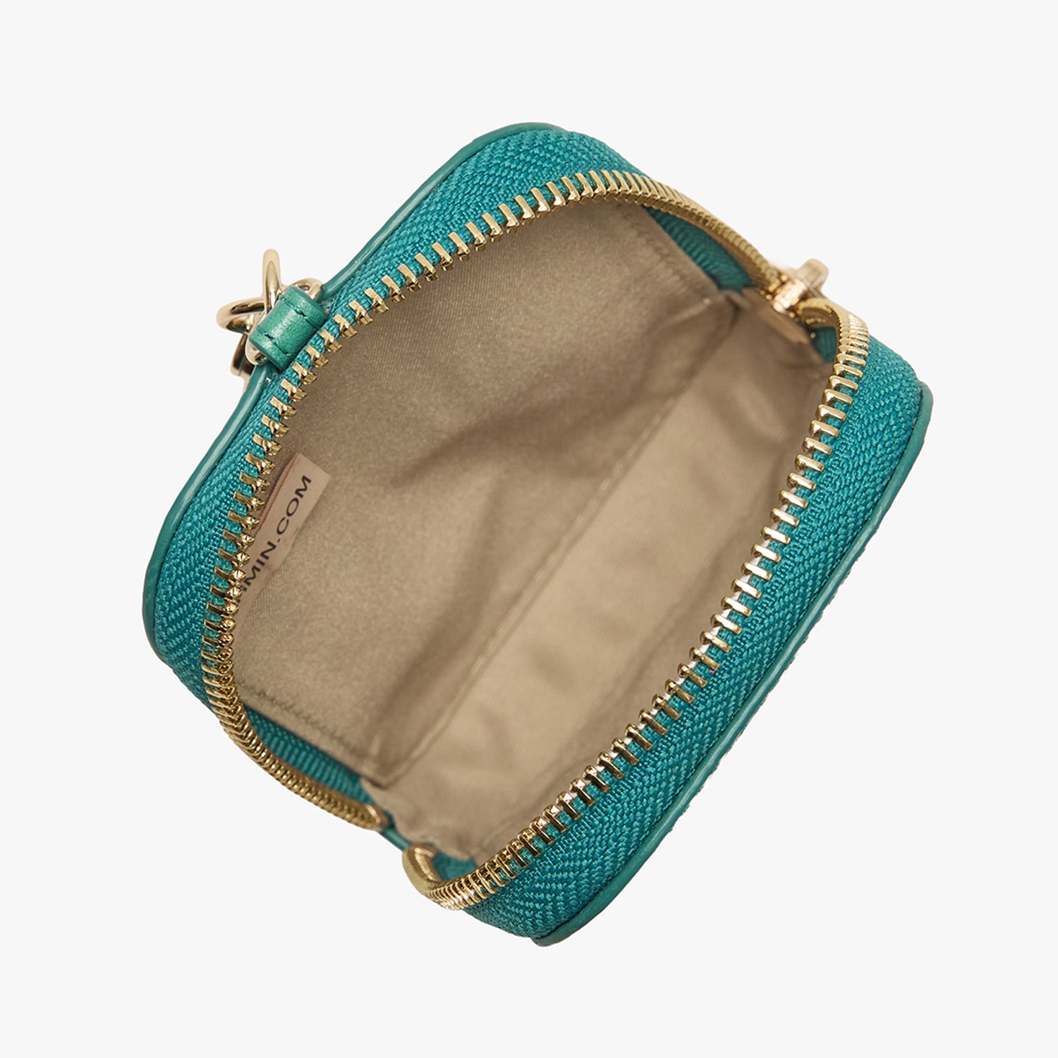 Katelynn Leather Wallet Pouch | Turquoise Stone Alba | BRAHMIN