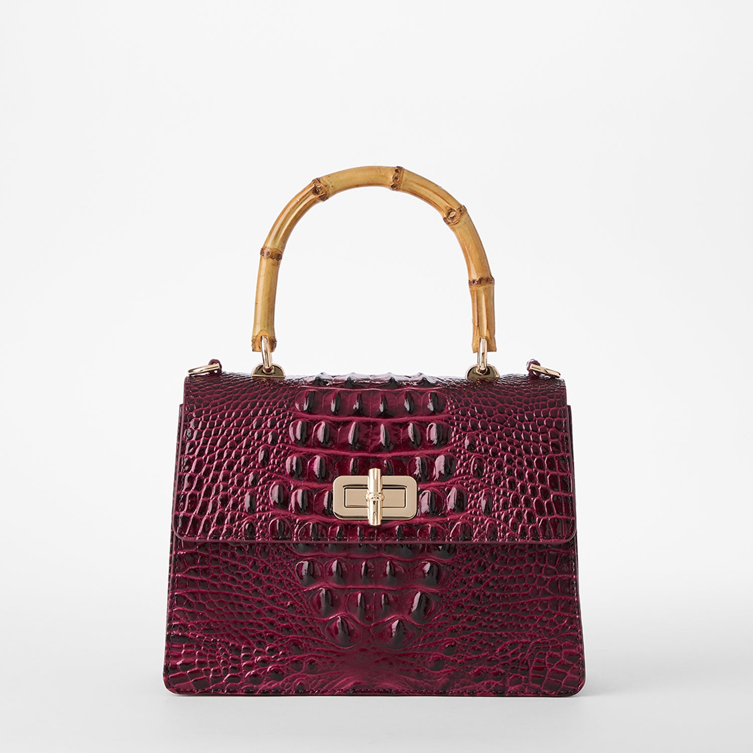 Mod Small Hallie | Cherry Lacquer Melbourne | BRAHMIN