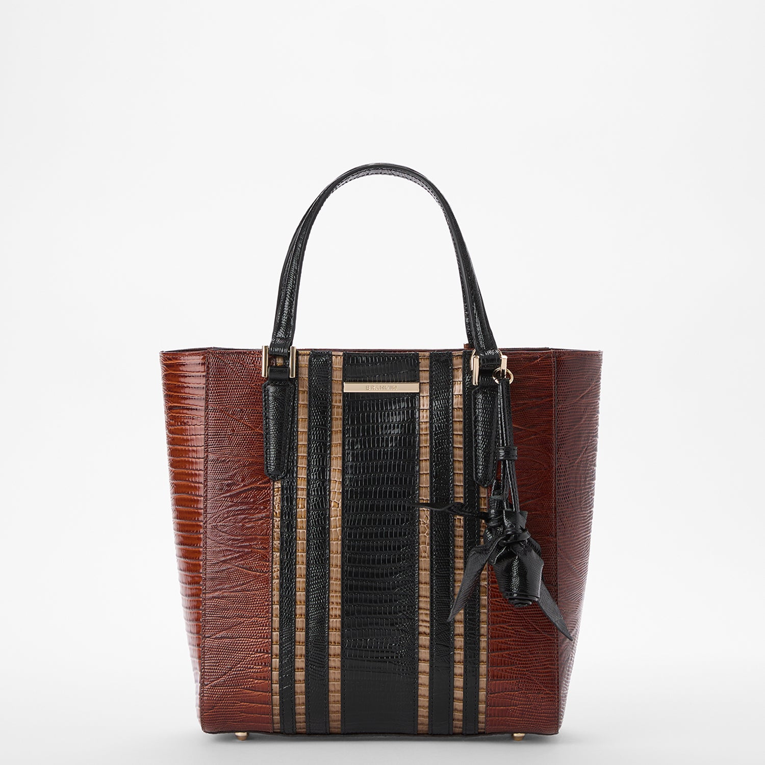 Harrison Satchel Cognac Vineyard BRAHMIN - Main Image