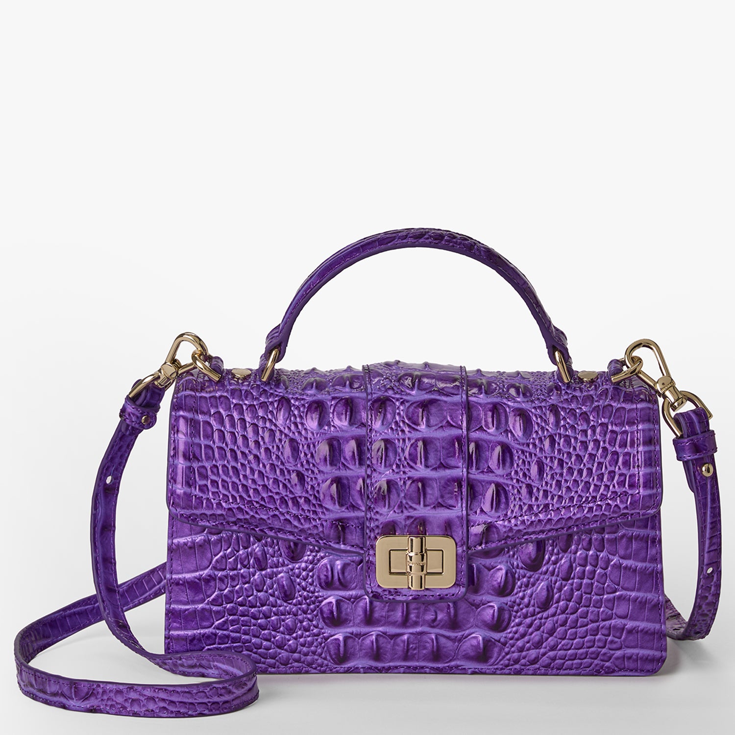 ミュージシャン GOD ONLY KNOWS FAKE LEATHER HANDLE BAG Genie | Cosmic Purple Melbourne | BRAHMIN