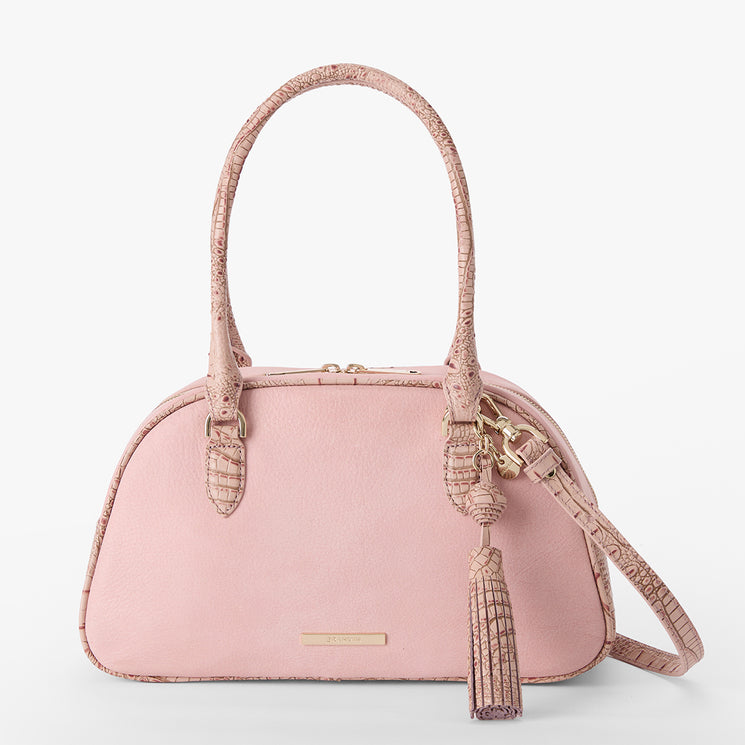 Blush Adrift Angie Shoulder Bag Front View With Strap