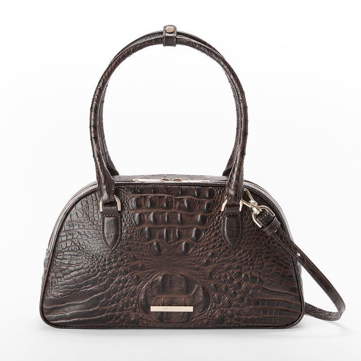 Chocolate Alden Road Angie Front View with Strap 