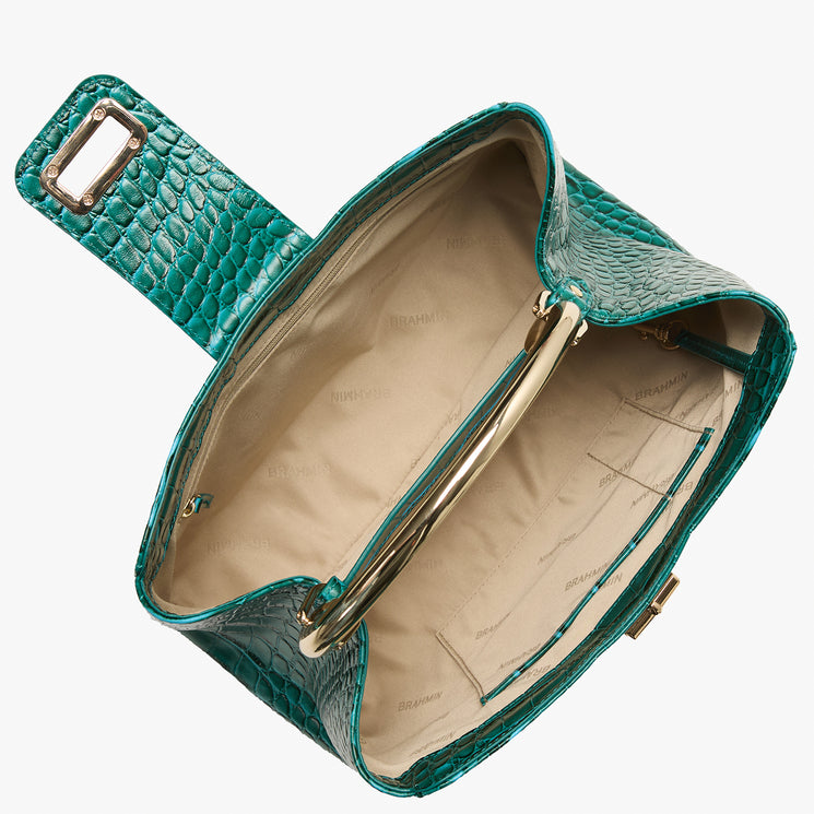 Jungle Jewel Cruise Soleil Satchel Open Top View