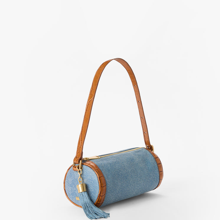 Denim Starlit Billie Shoulder Bag Side View