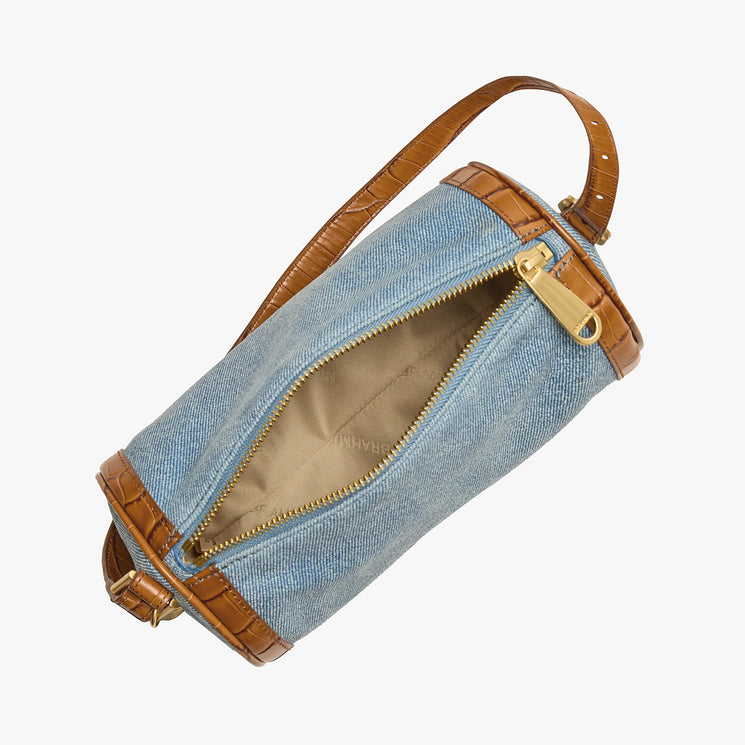 Denim Starlit Billie Shoulder Bag Open Top View