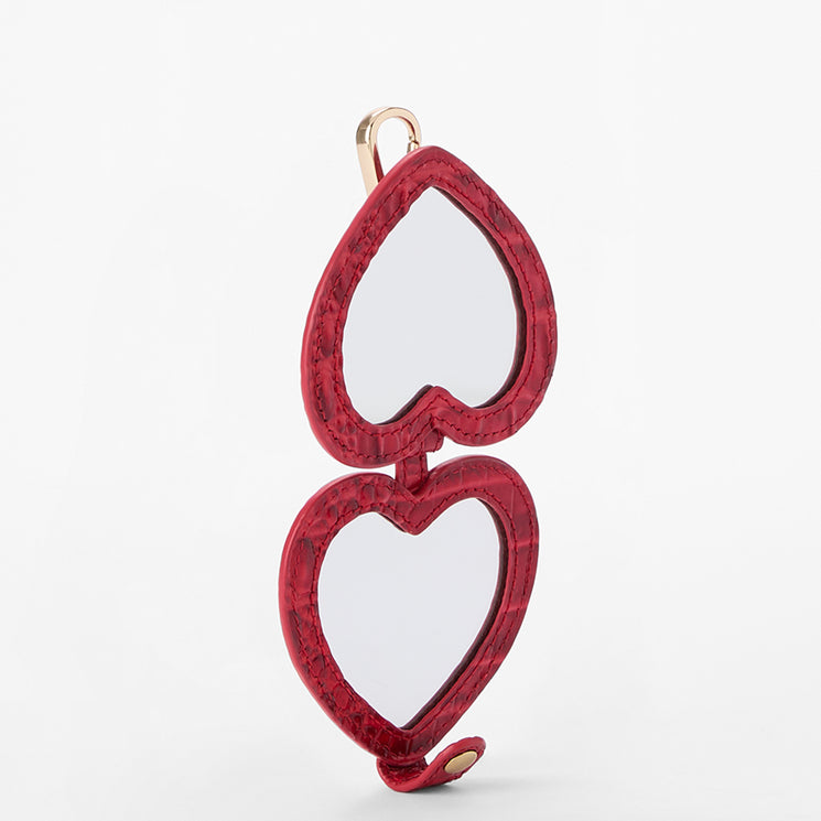 Carnation Melbourne Josephine Clip-On Heart Mirror Accessory Side View