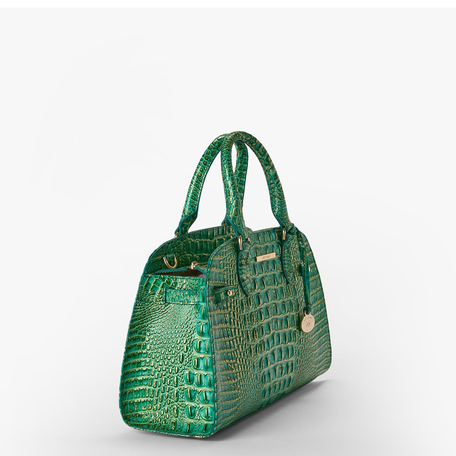 ひまり 様 junglerelief green きんちゃくポシェット Angelina | Jungle Jewel Melbourne | BRAHMIN