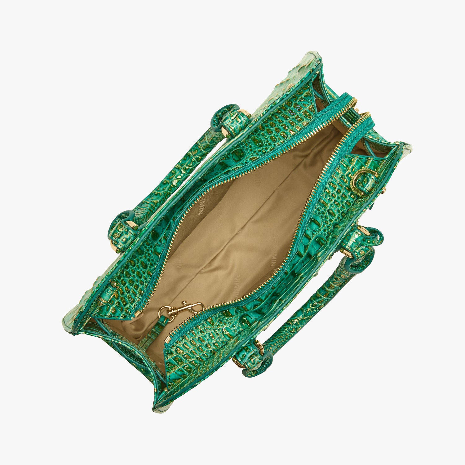 ひまり 様 junglerelief green きんちゃくポシェット Angelina | Jungle Jewel Melbourne | BRAHMIN