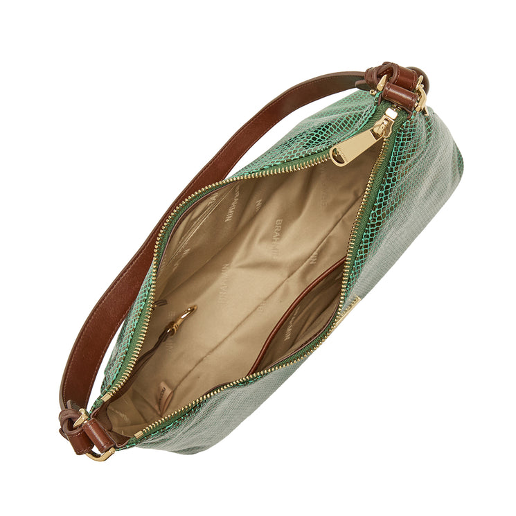 Dark Green Valley	Olivia Shoulder Bag Open Top View