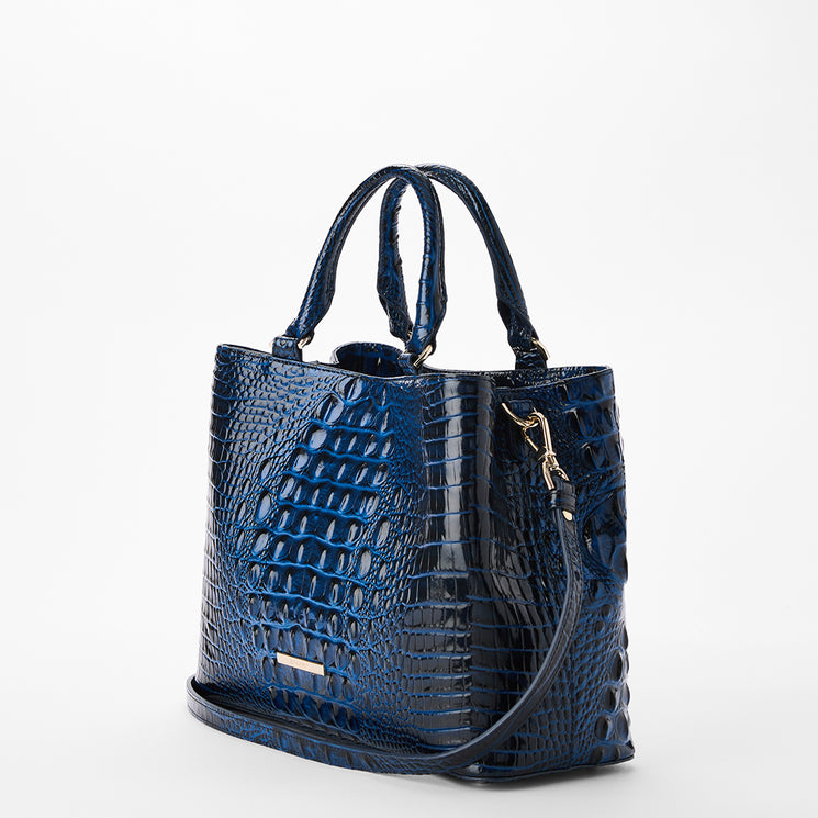 Anchor Melbourne Small Denise Satchel Side View With Strap