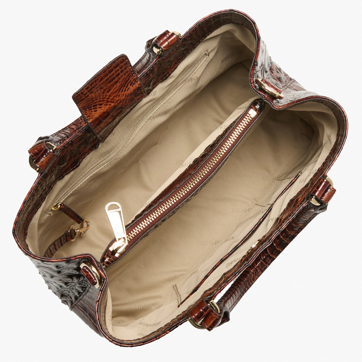 Small Denise | Pecan Melbourne | BRAHMIN