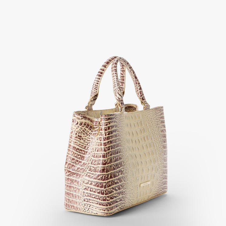 Ginger Ombre Melbourne Small Denise Satchel Side View
