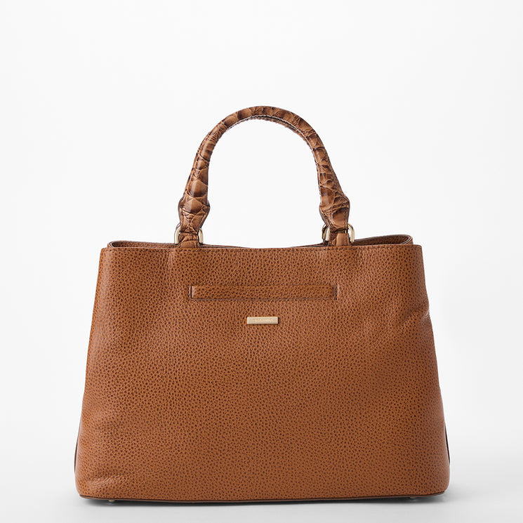 Cinnamon Cumulus Small Denise Satchel Back View