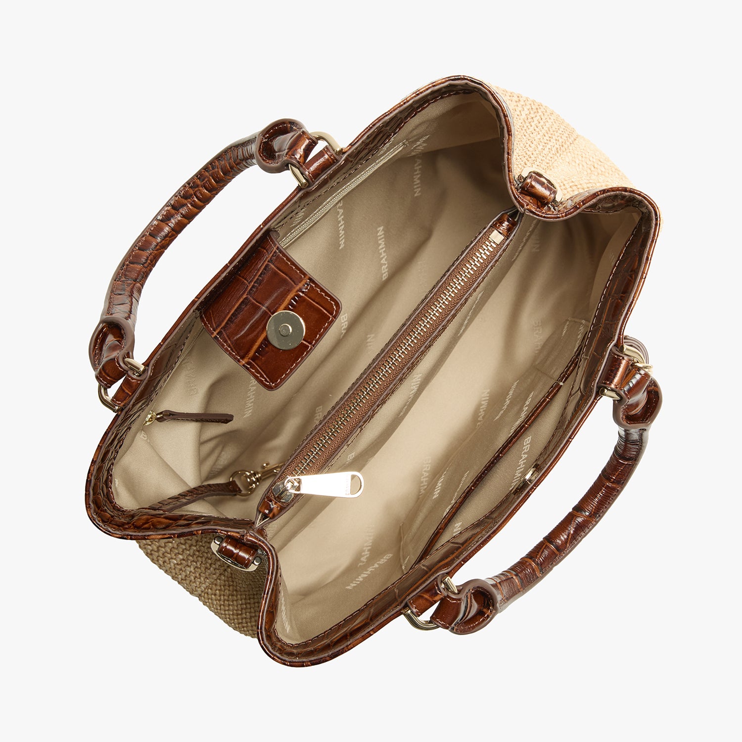 Small Denise | Pecan Windswept | BRAHMIN