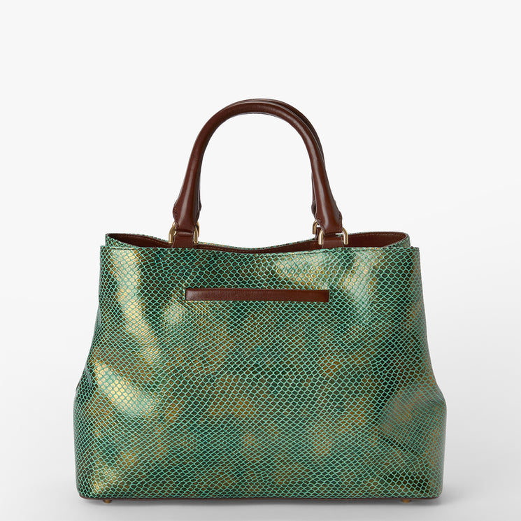 Dark Green Valley	Small Denise Satchel Back View