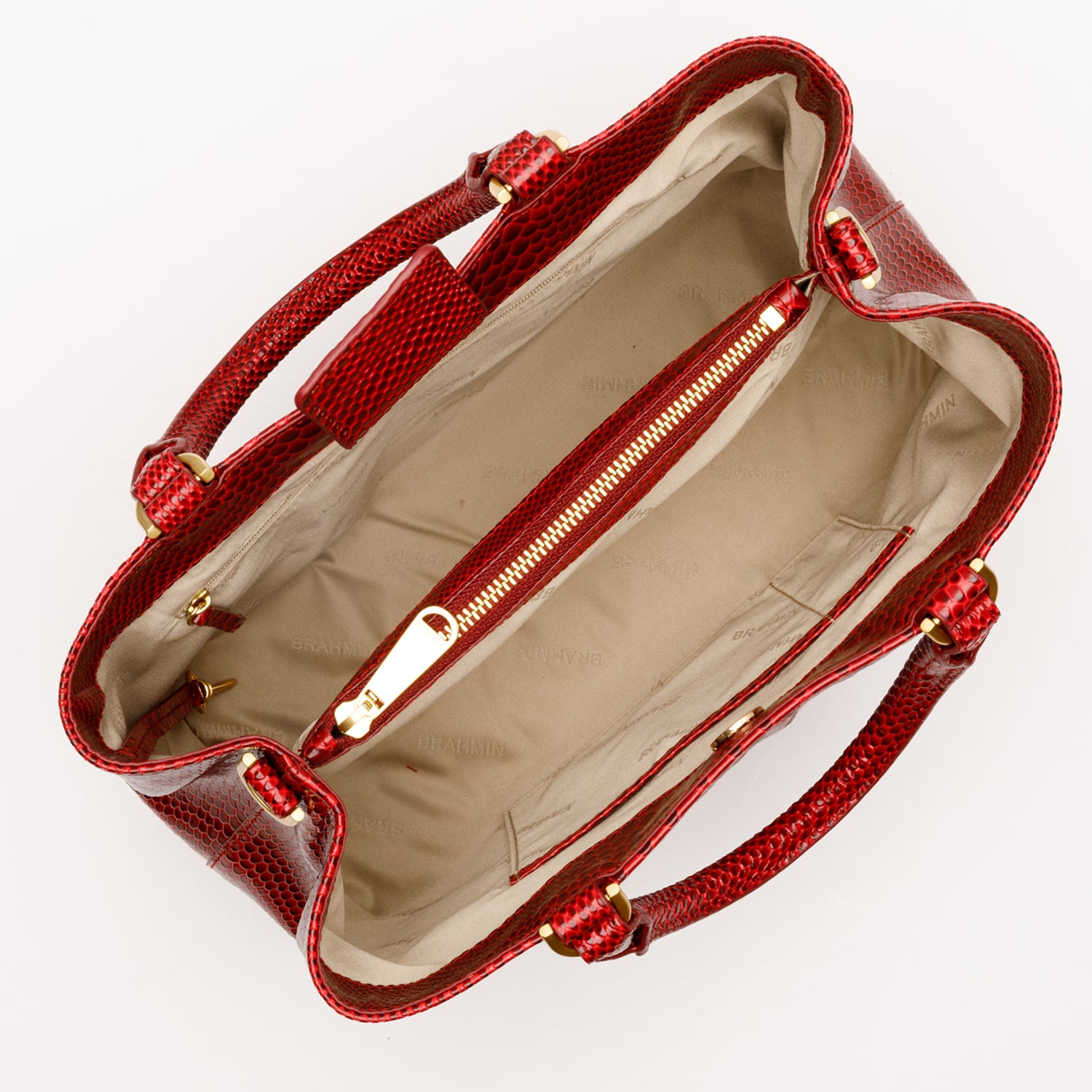 Small Denise | Red Heybrook | BRAHMIN