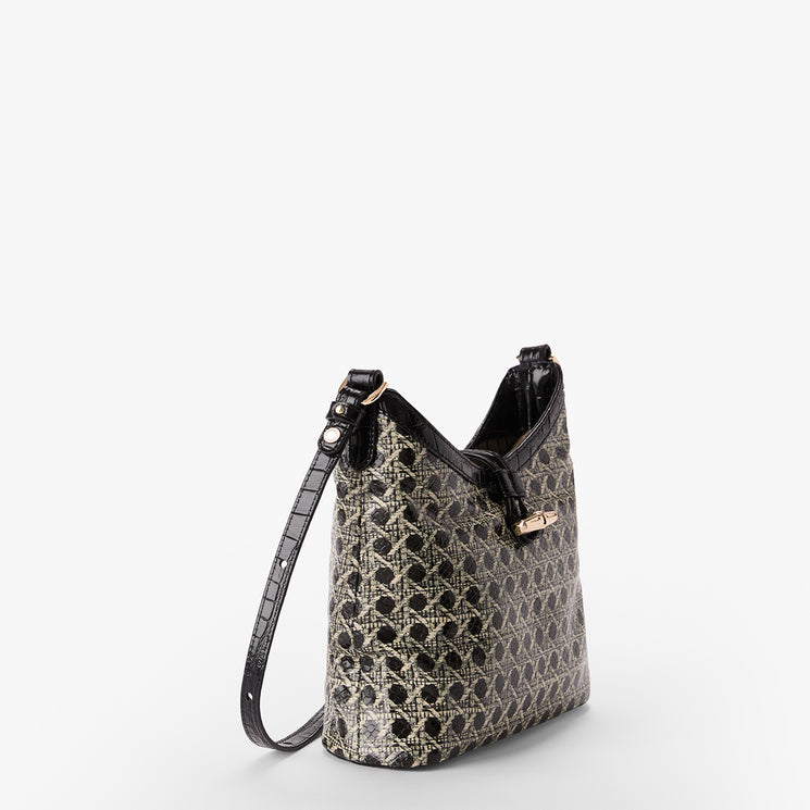 Black Medina	Small Gwynne Crossbody Side View