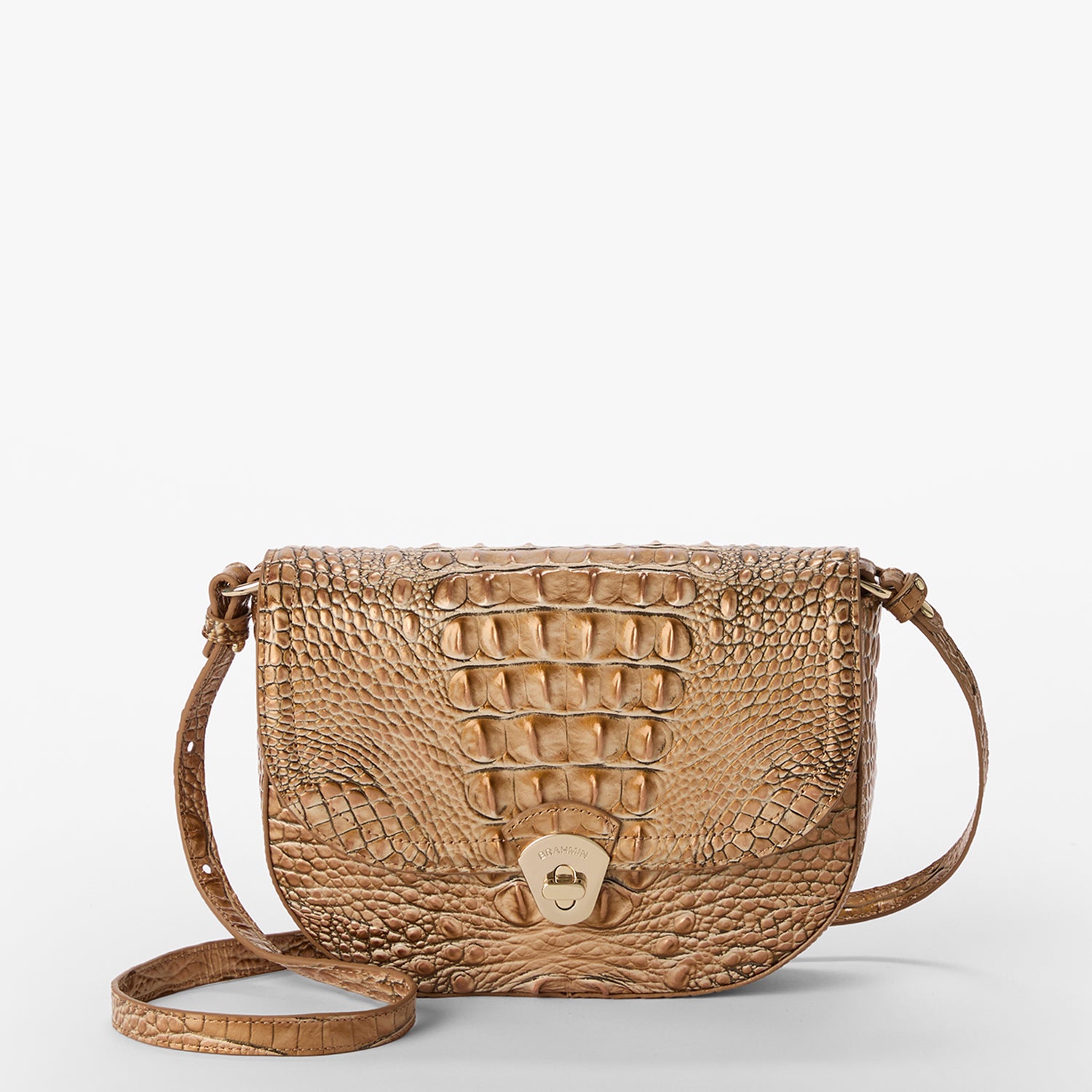 Credit Card Leather Wallet | Pecan Melbourne | BRAHMIN