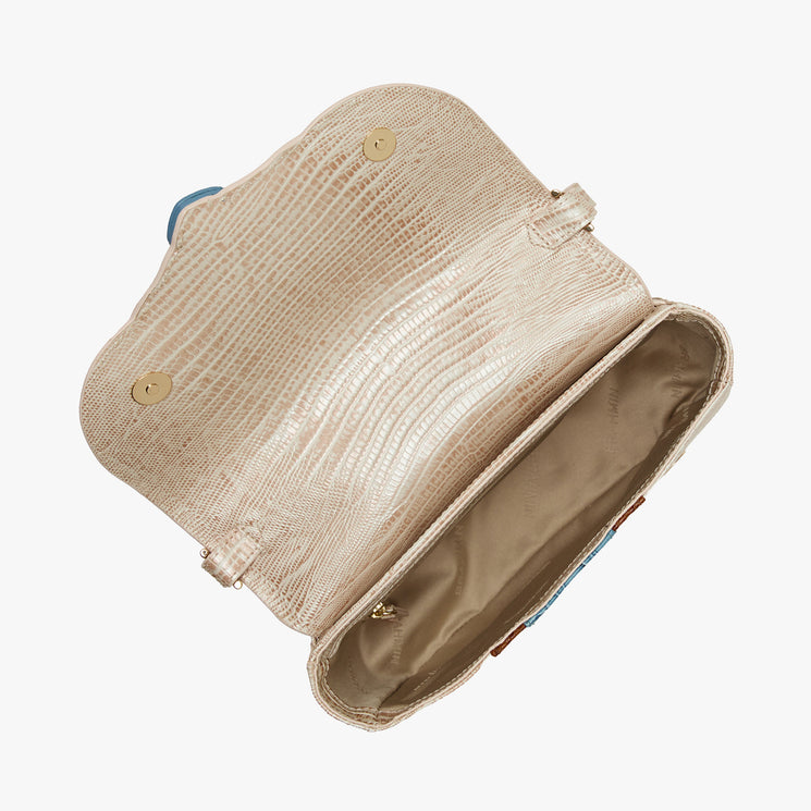 Blue Westlake Portia Crossbody Open Top View