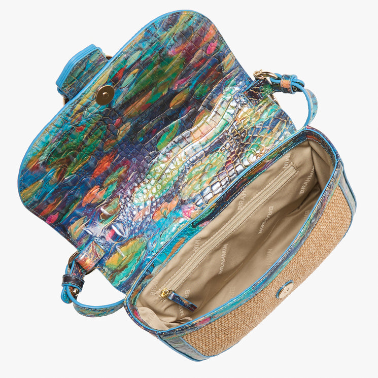 Waterlily Abloom Portia Crossbody Open Top View