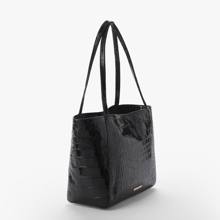 Black Alba Mona Tote Side View