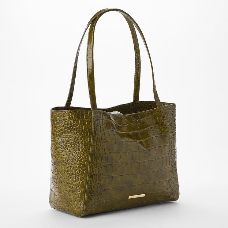 Olive Alba Mona Tote Side View
