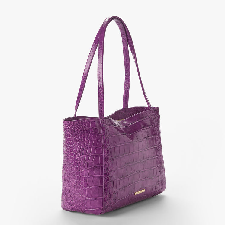 Purple Alba Mona Tote Side View