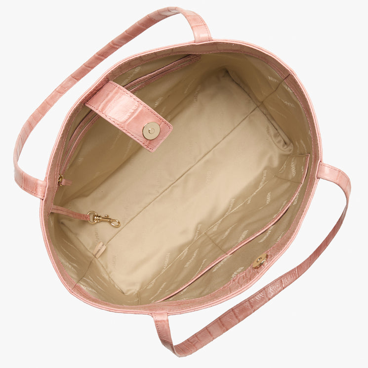 Blush Alba Mona Tote Open Top View