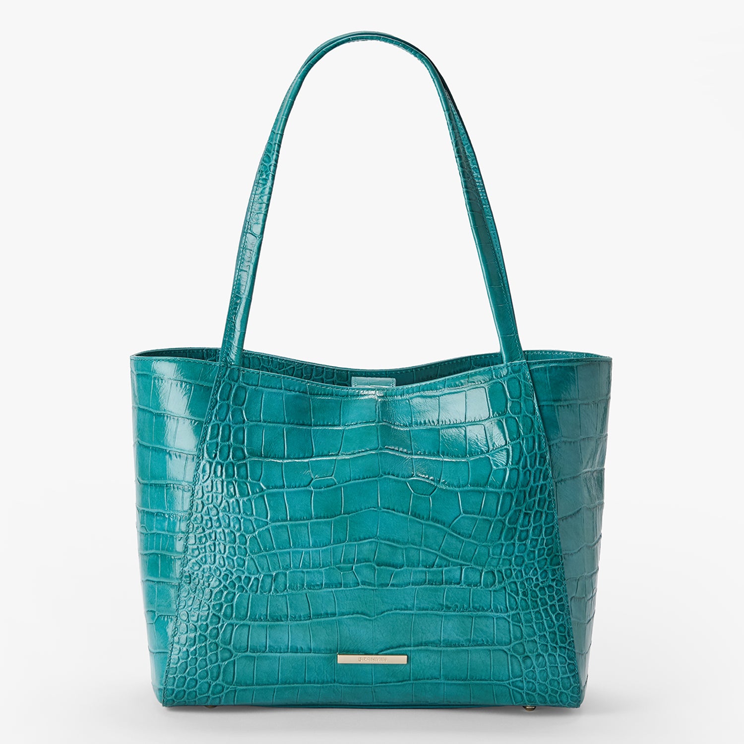 Katelynn Leather Wallet Pouch | Turquoise Stone Alba | BRAHMIN