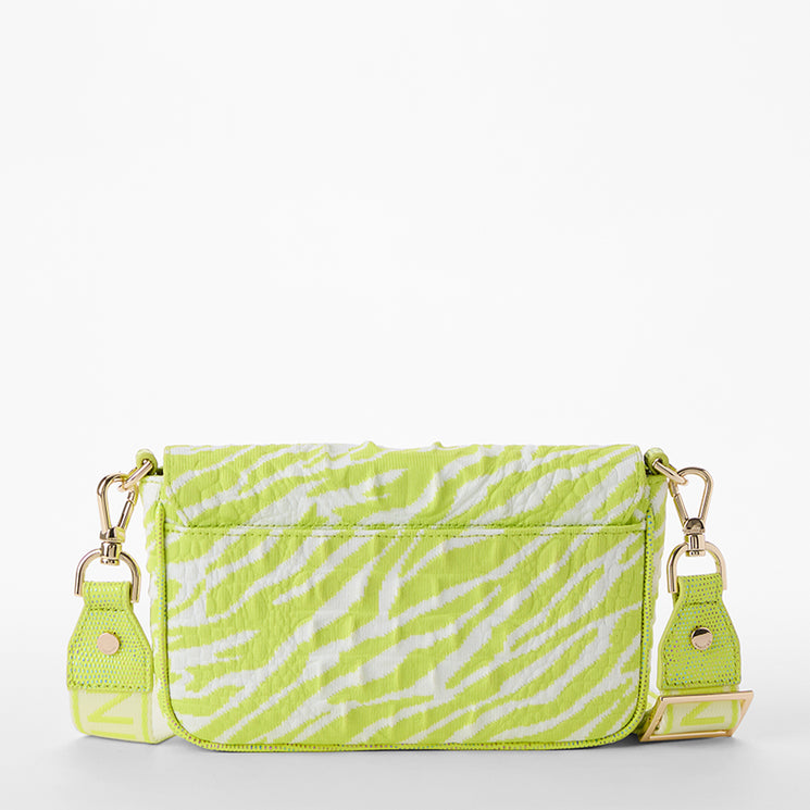Lime Brahmin Luxe Leisure	Ayla Crossbody Back View