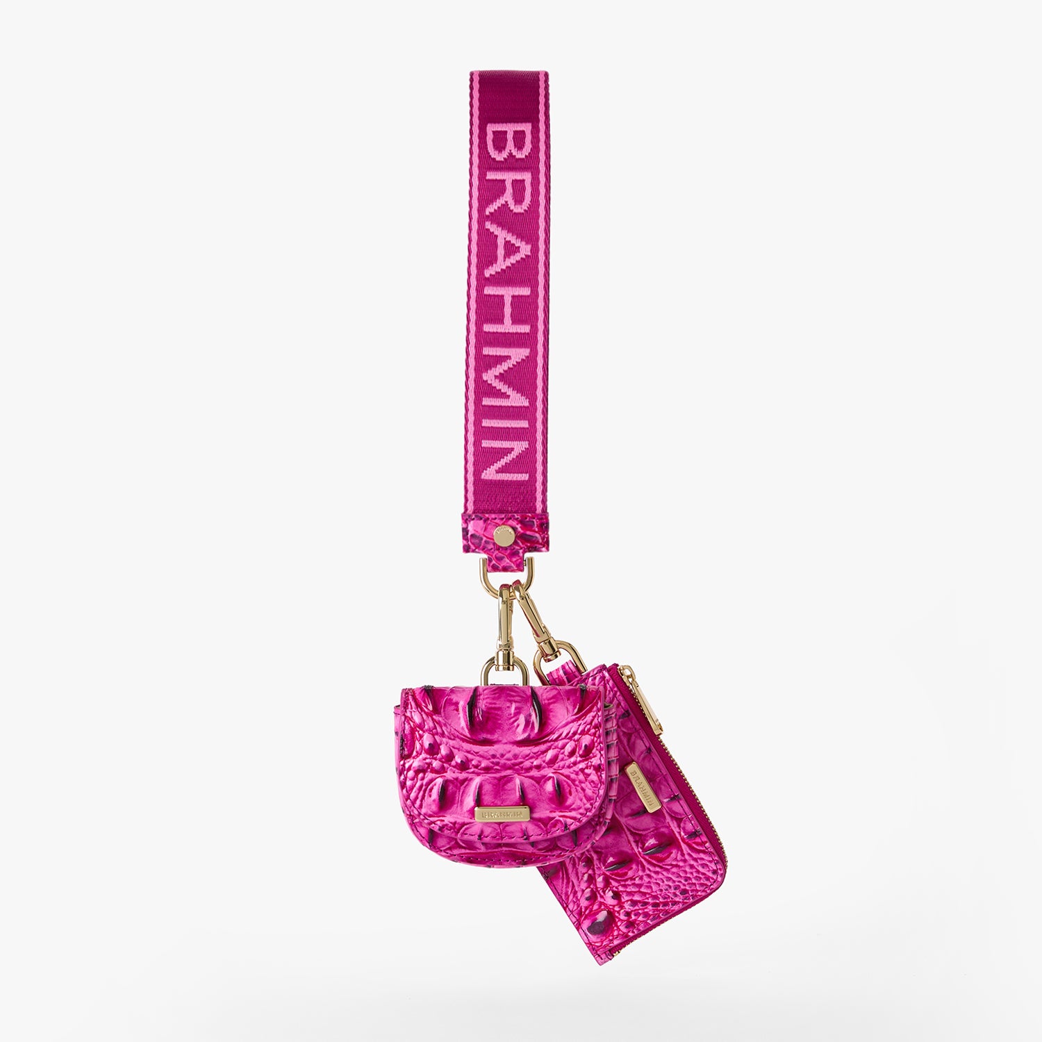 ★ハンドメイド★ ミニチュア チェーンバッグ エナメルピンク アウトフィット Etta | Electric Fuchsia Melbourne | BRAHMIN