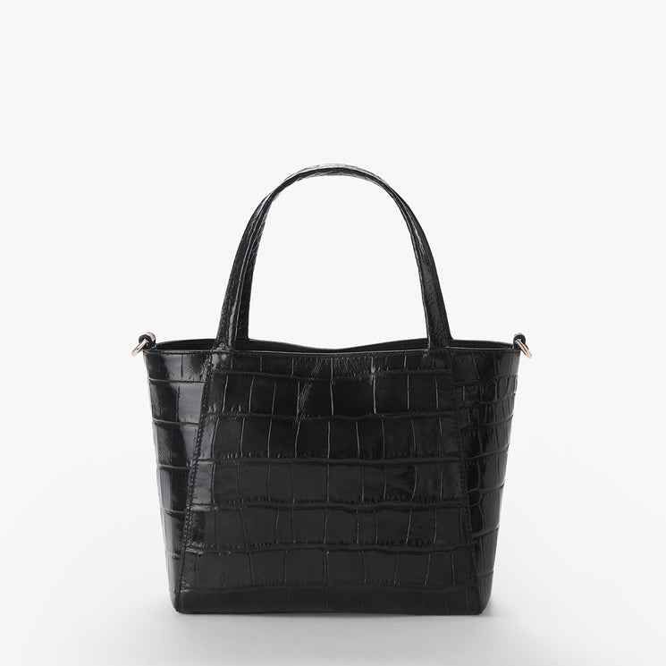 Black Alba Small Mona Tote Back View