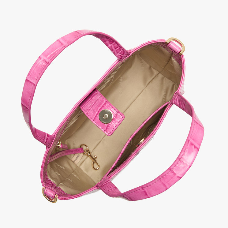 Pink Alba Small Mona Tote Open Top View