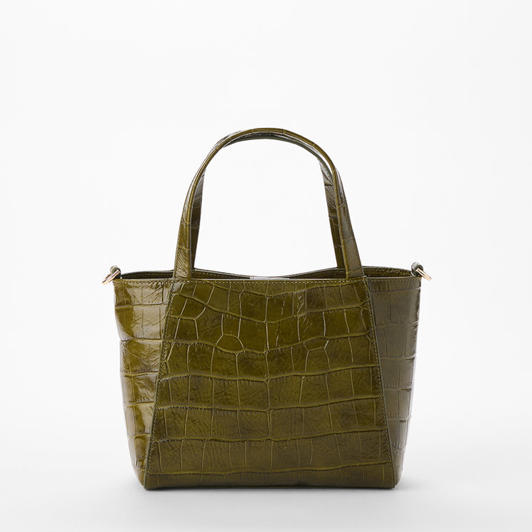 Olive Alba Small Mona Tote Back View