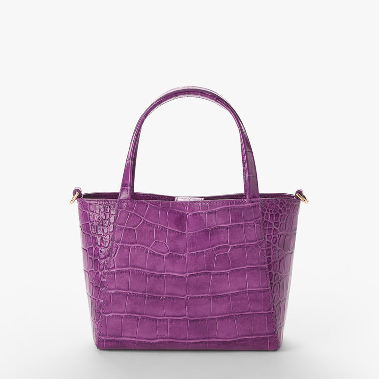 Purple Alba Small Mona Tote Back View