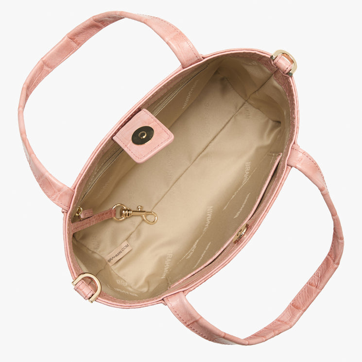 Blush Alba Small Mona Tote Open Top View