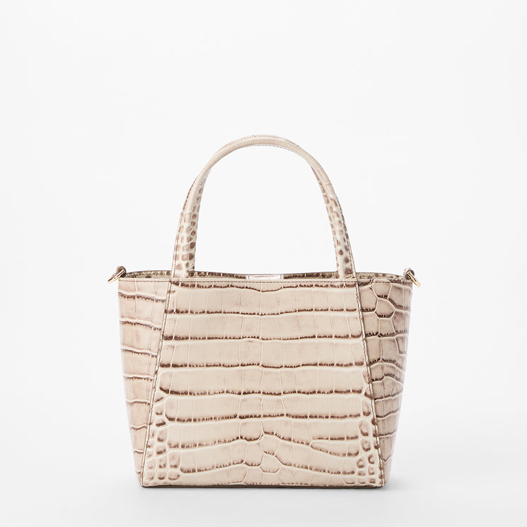 Warm Gray Alba Small Mona Tote Back View