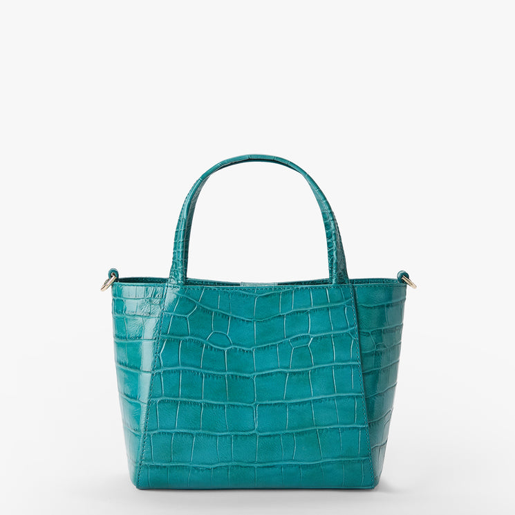 Turquoise Stone Alba Small Mona Tote Back View