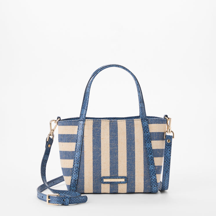 Blue Playa Small Mona Front View With Strap