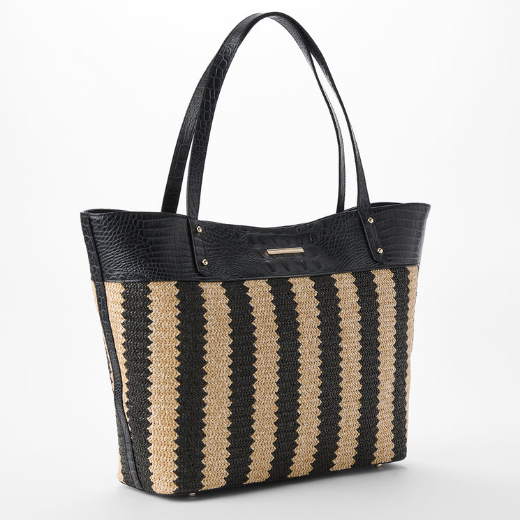 Black Samos All Day Tote Side View