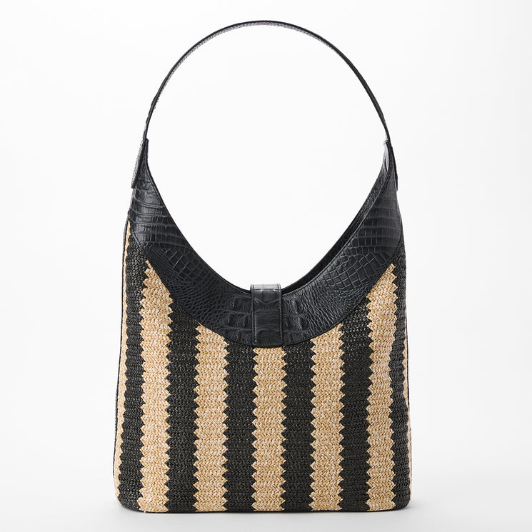 Black Samos	Gwynne Shoulder Bag Back View