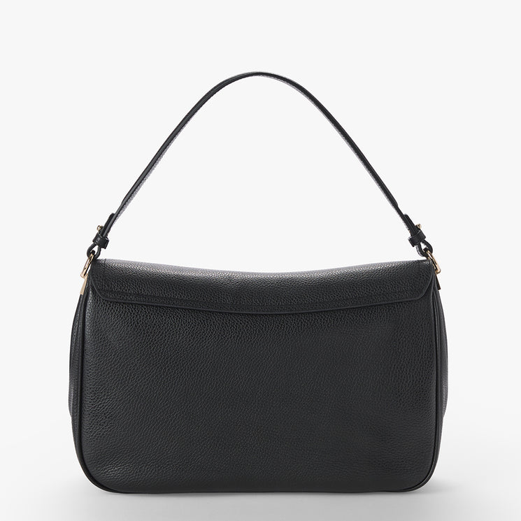Black Basel Jolene Shoulder Bag Back View