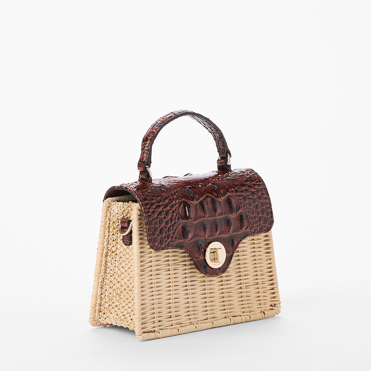 Pecan Maison Liliana Crossbody Side View