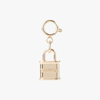 Light Gold Charms 1982 Padlock Back View 